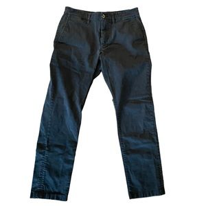 Good Fellow & Co Hennepin Chino Athletic fit black pants size 32 waist 32 length